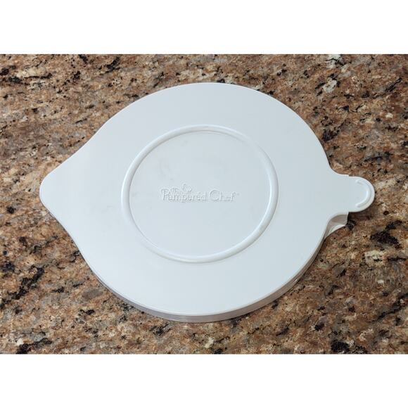 Pampered Chef White Mixing Bowl Lid - Picture 1 of 10